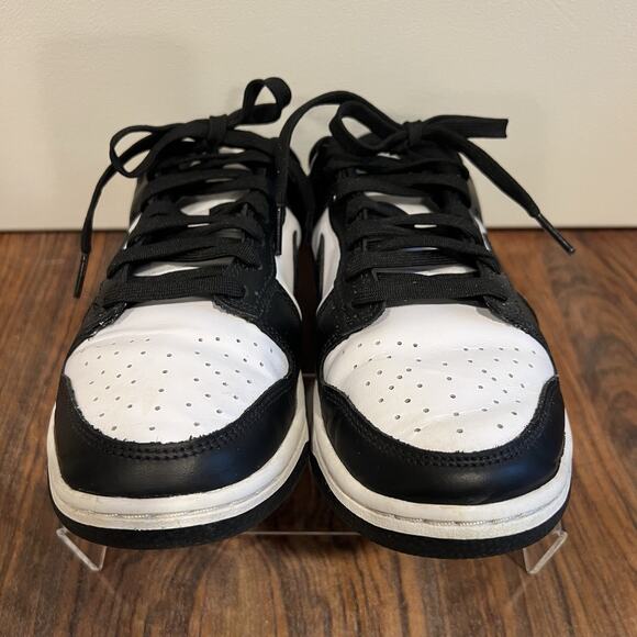 Nike Dunk Low Retro Black White Panda Men Size 7 Shoes Sneakers Excellent Cond. - Picture 6 of 12